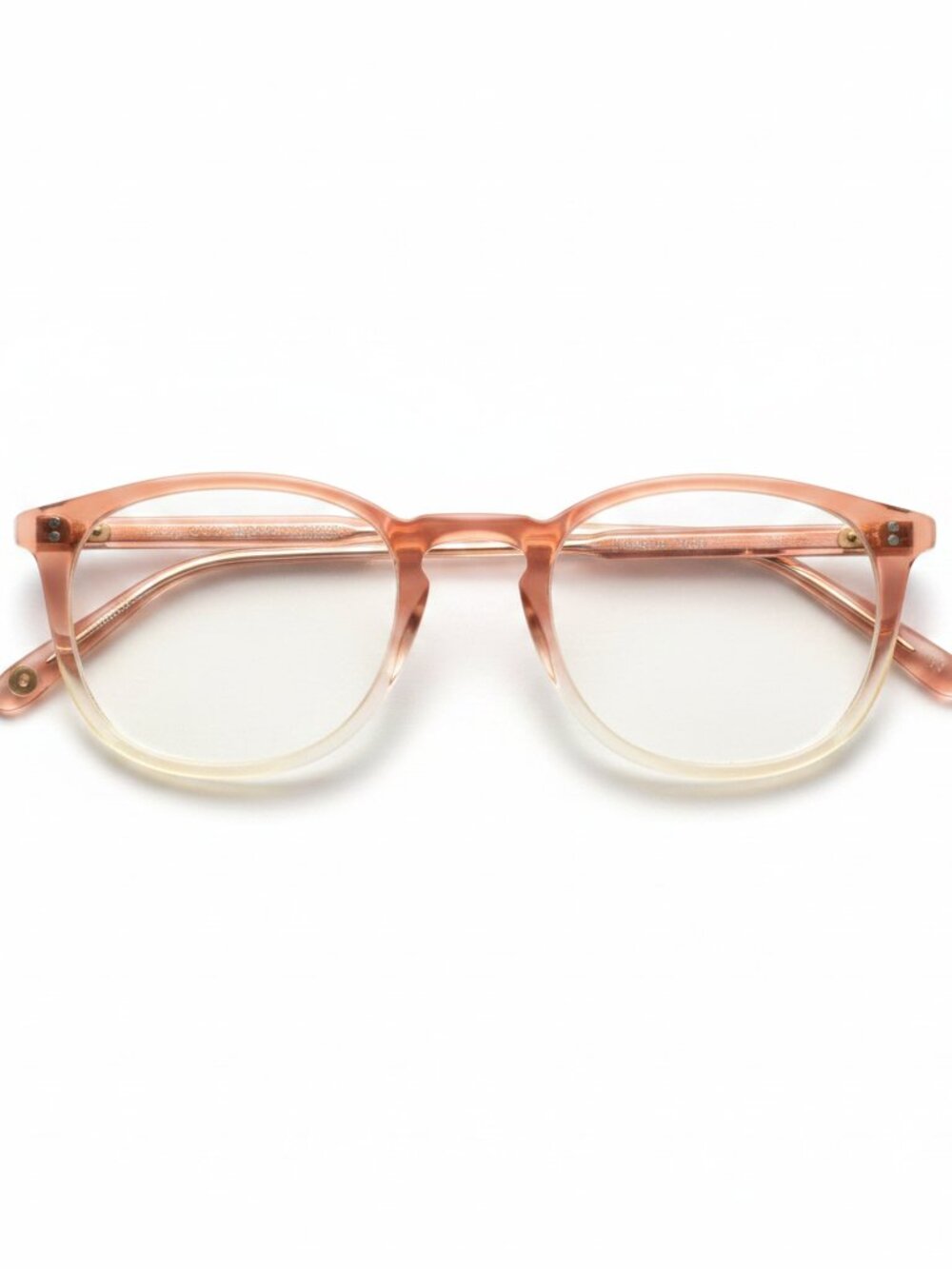 Garrett Leight Kinney Glasses Frames Clear Pink Gradient GLCO